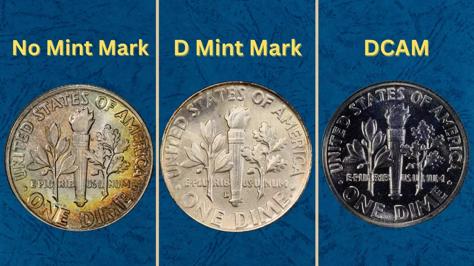 Collection of 1960 Roosevelt dimes in various grades and conditions representing typical specimens from Philadelphia and Denver mints